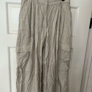 Abercrombie linen cargo Pants